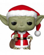 Star Wars POP! Vinyl Bobble-Head Holiday Santa Yoda 9 cm